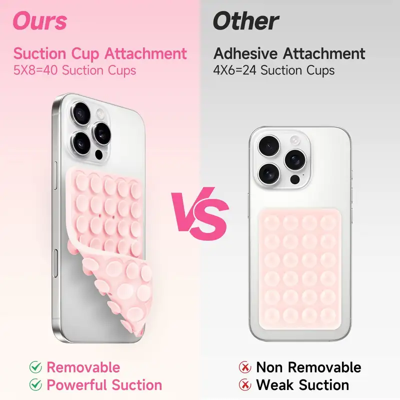 Silicone Suction Cup Phone Holde Multifunctional Fixed Anti-slip Mobile Fixture Double Sided Detachable Phone Rubber Sucker Pad - Image 3