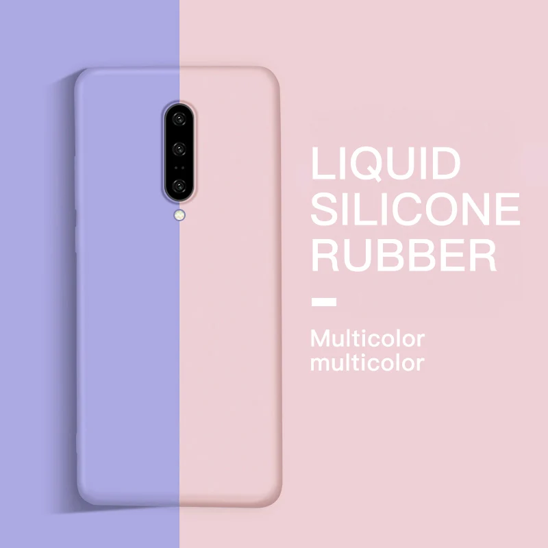 Premium Liquid Silicone Soft TPU Phone Case - Original Matte Protective Cover