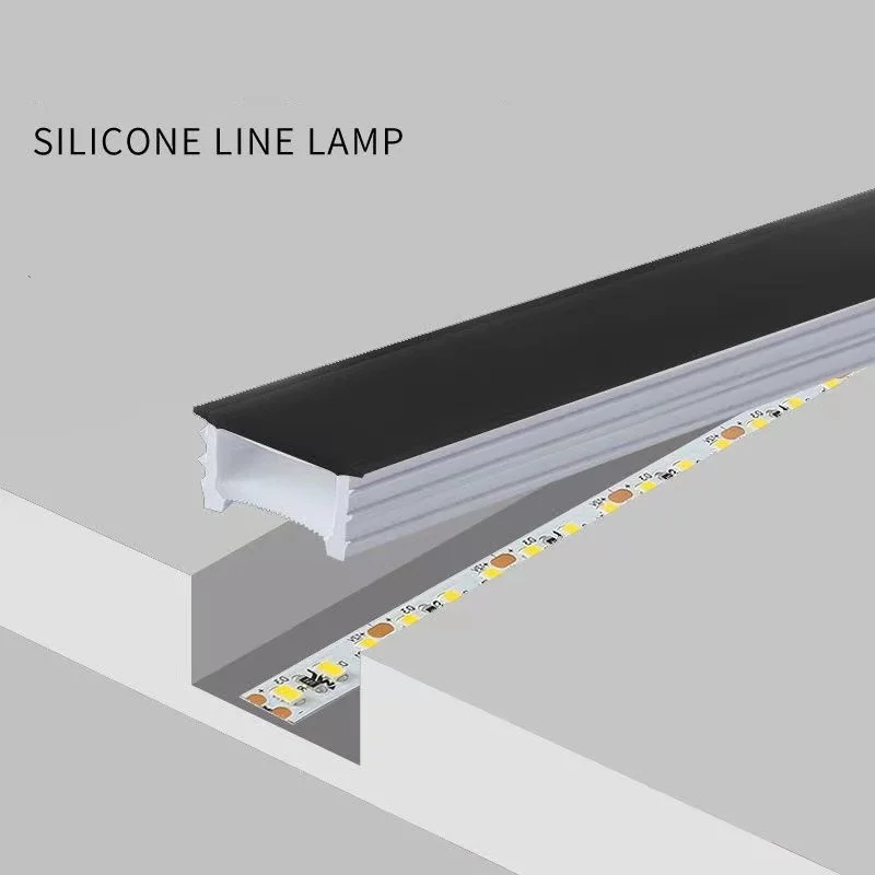 Recessed Silicone Tube LED Neon Light Flexible Rope Channel Diffuser WS2811 WS2812B Outdoor Waterproof Ribbon Strip Lights led strip light