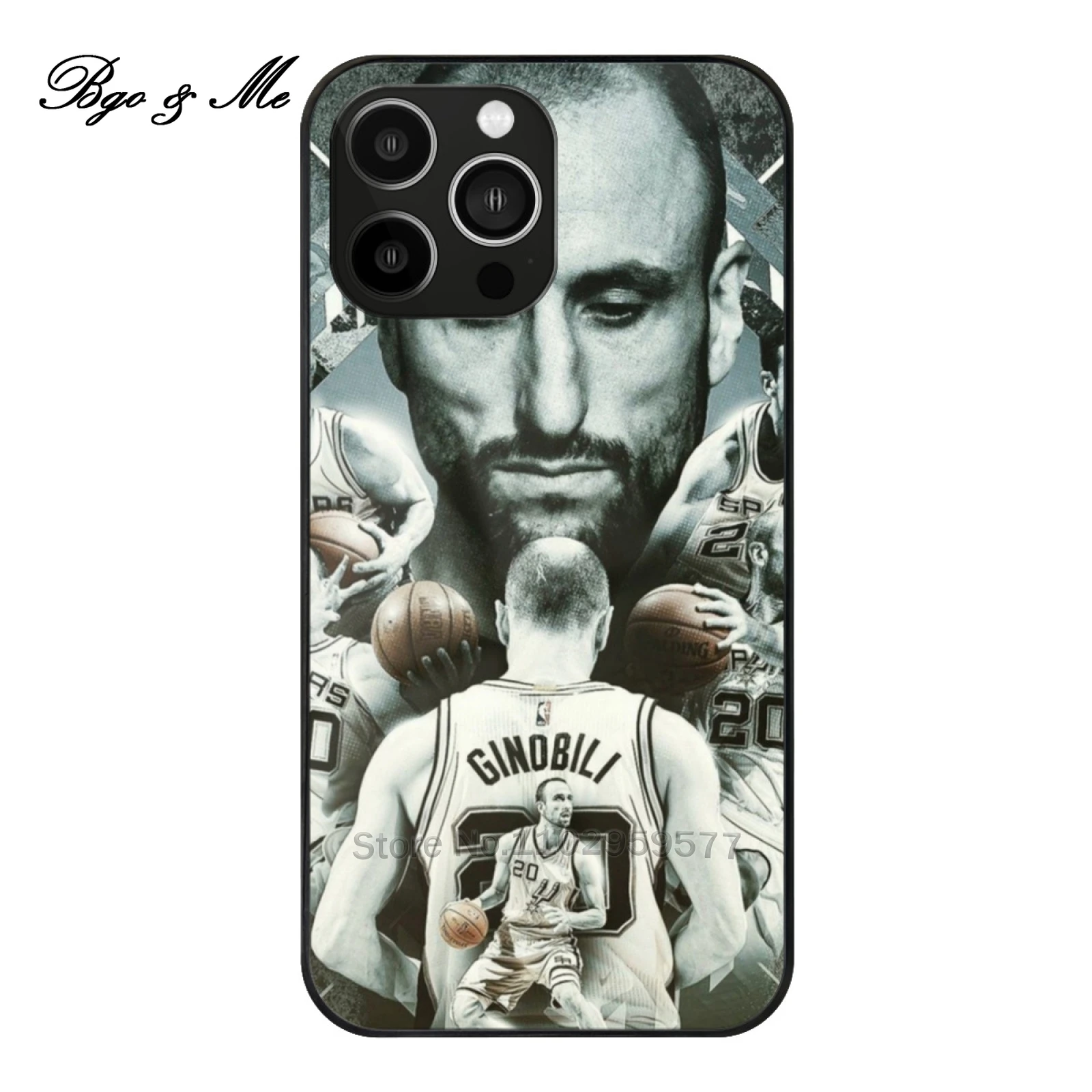 

Emanuel Manu Ginobili Phone Case Glass For Iphone 15 14 13 12 Pro Max Cover Sport Basketball Athlete