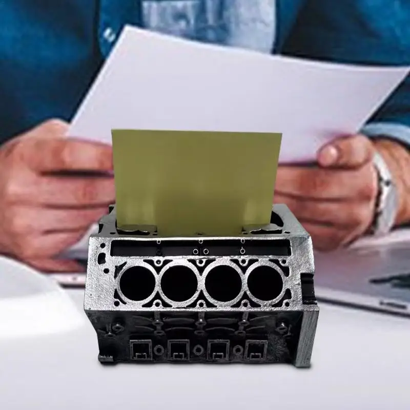 Engine Block Business Card Holder Desk Engine Model Business Card Holder Card Holder Organizer Business Card Display Desk Engine