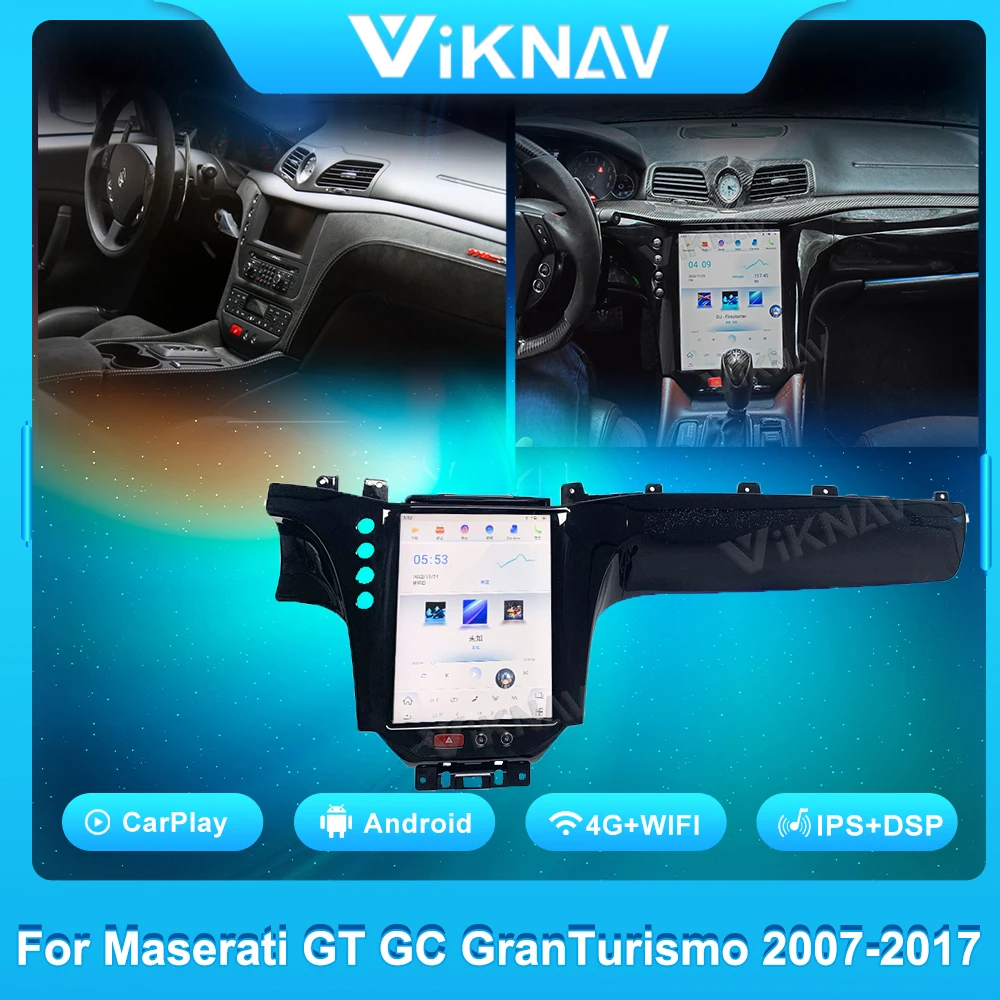 

13.6 Inch Android Car Radio For Maserati GT 2007-2017 Upgrated Multimedia Player Auto Stereo Receiver GPS Navigation Head Unit