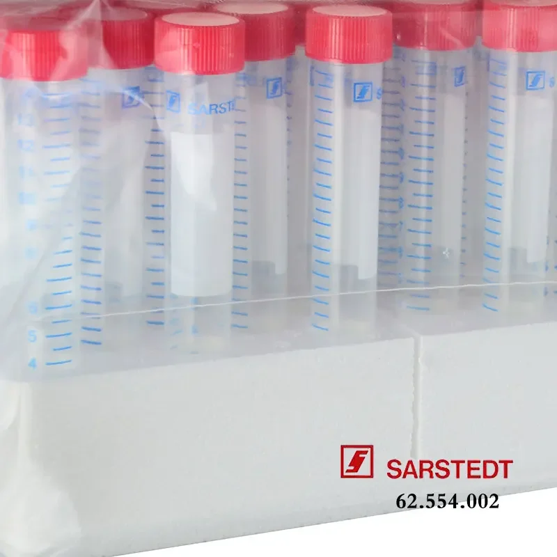 Sarstedt Plastic Self-standing Centrifuge Tube 50ml High Speed Centrifugation Steriler Centrifugal Tubes Tapered Bottom