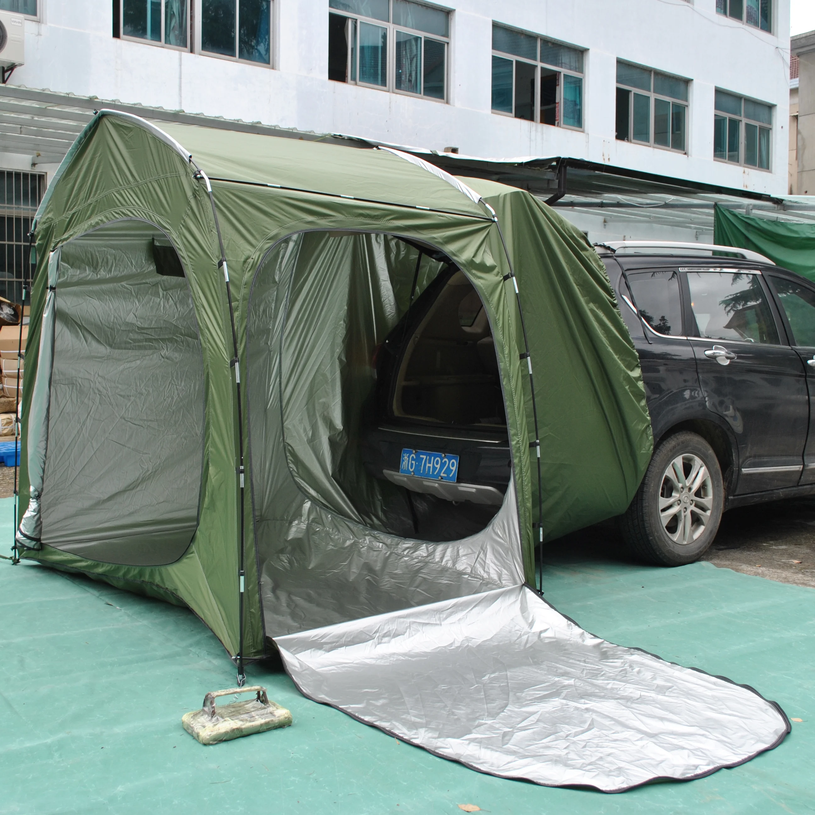SUV Tent Attachment for Camping, Up to 3-4 Person, Sleeping Capacity, Car Tent, Includes Rainfly and Storage Bag
