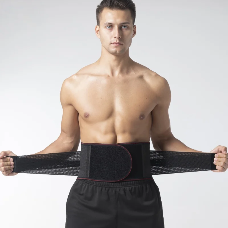 Tourmaline Waist Support Belt Self-heating Lower Back Support Brace Adult Back Braces Keep Warm Tourmaline Belt Lumbar