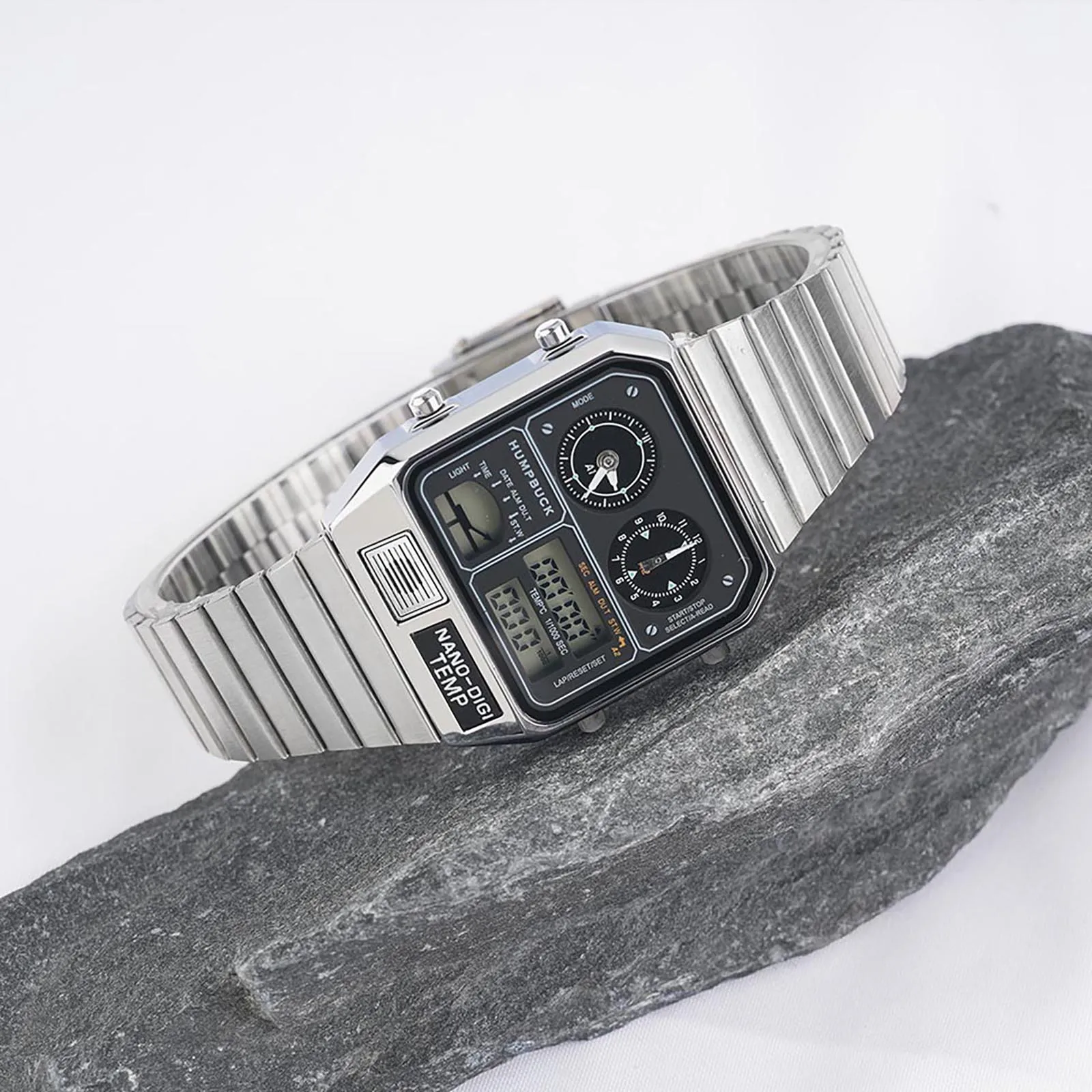 Expensive Watches For Men Mens Designer Watches Silver HUMPBUCK