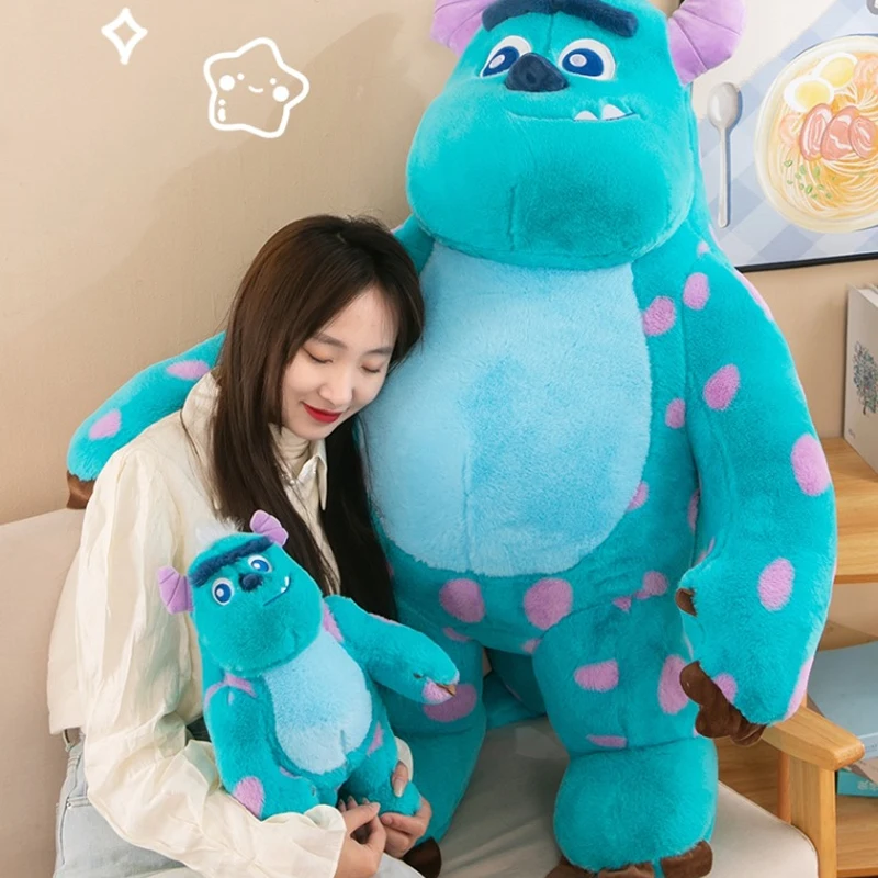 New Disney Large Size Blue-haired Monster James P. Sullivan Monsters College Healing Cute Doll Kids Toy Birthday Gift