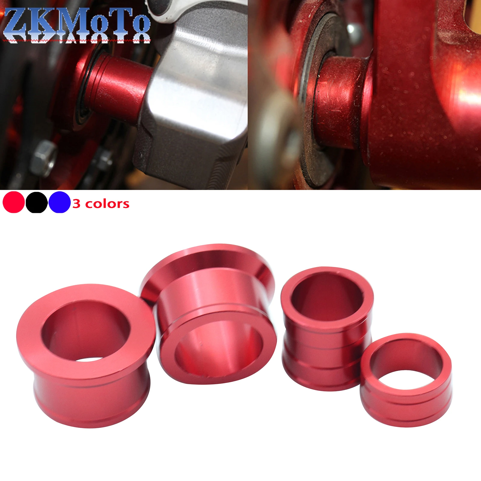 Ajuste Cadena Moto Enduro Espaciadores De Cubo Para Moto KTM EXC/EXCF/XCW  125-500 (2016-2021), Aluminio CNC, Ajuste De Cadena Ajustador De Cadena Moto