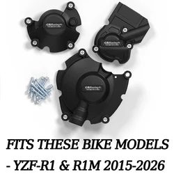 Enhanced Motorcycle Accessories Crank, Timing, Clutch, and Alternator Cover (R1 - 2015 - SET)