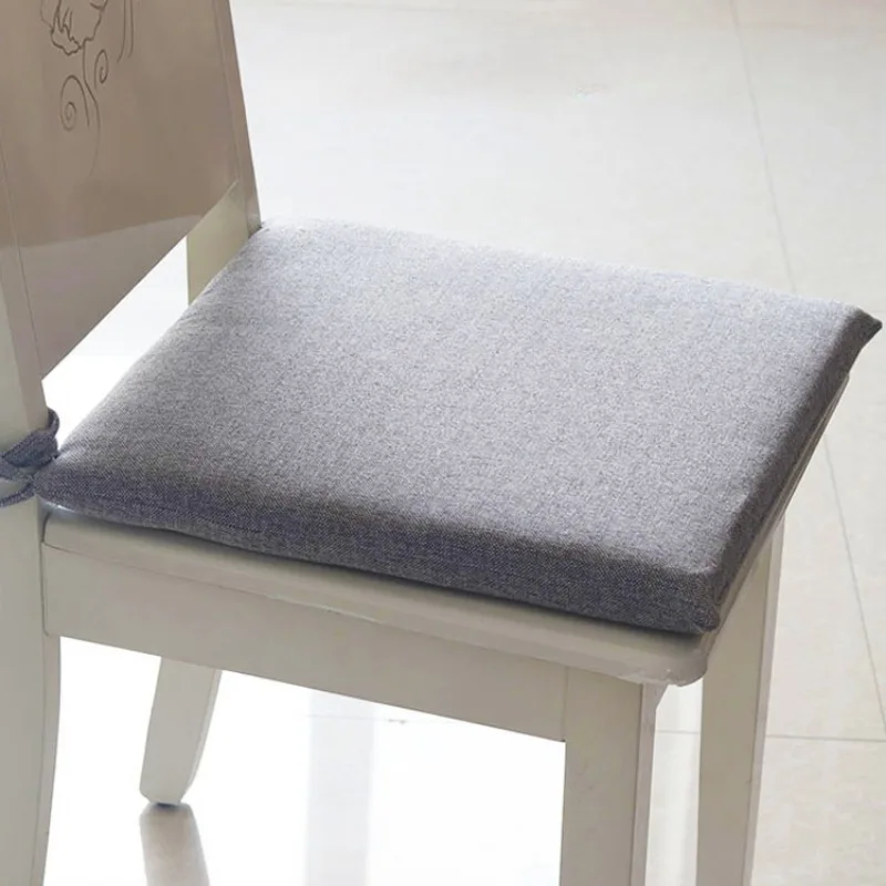 린넨 쿠션 일본 다다미 매트, 편안한 통기성 사무실 의자 쿠션, 침실 베이 창 거실 바닥 쿠션