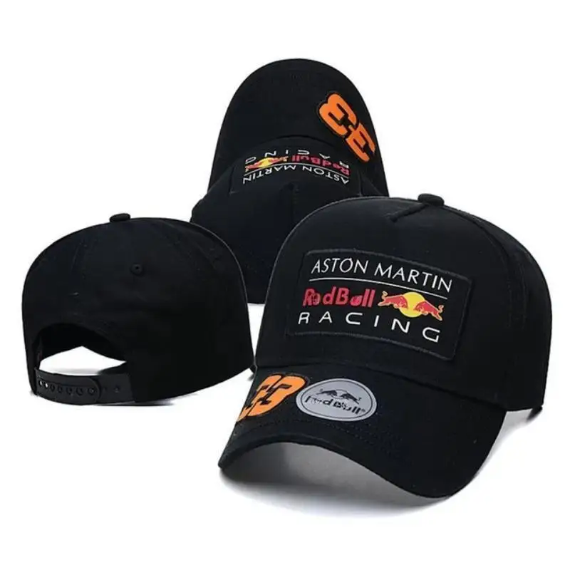 

2023 Red Cow Men's and Women's Baseball Cap Pure Cotton Racing Cap Car Cap Motorcycle Sun Hat Size Can Be Adjusted