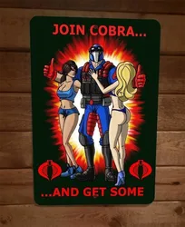 Join the Battle: Vintage Metal Wall Sign Poster - Aluminum 14x20cm (Aluminum sign)