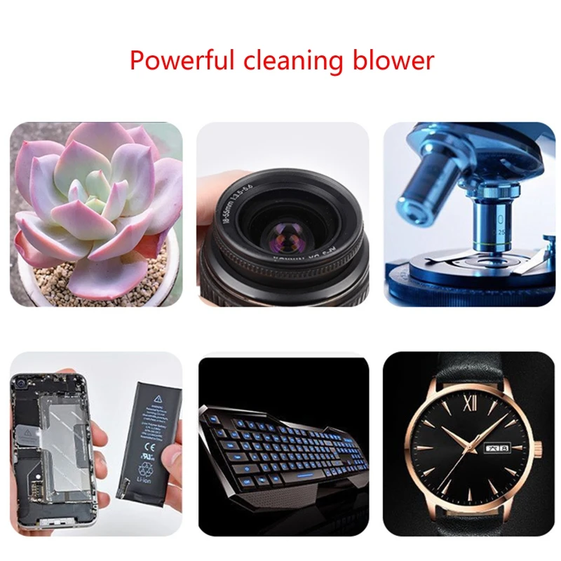 Upgraded Dust Ball Air Blower Rubber Blowing Pump Cleaning Tool Fitting for Camera Lens Keyboards PCB Board Computer 4