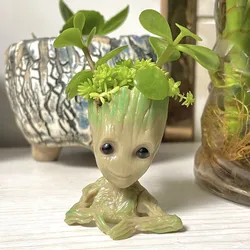 Adorable Tree Man Flowerpot & Pen Holder - Fun Decorative Gift for Kids and Office Spaces (03)