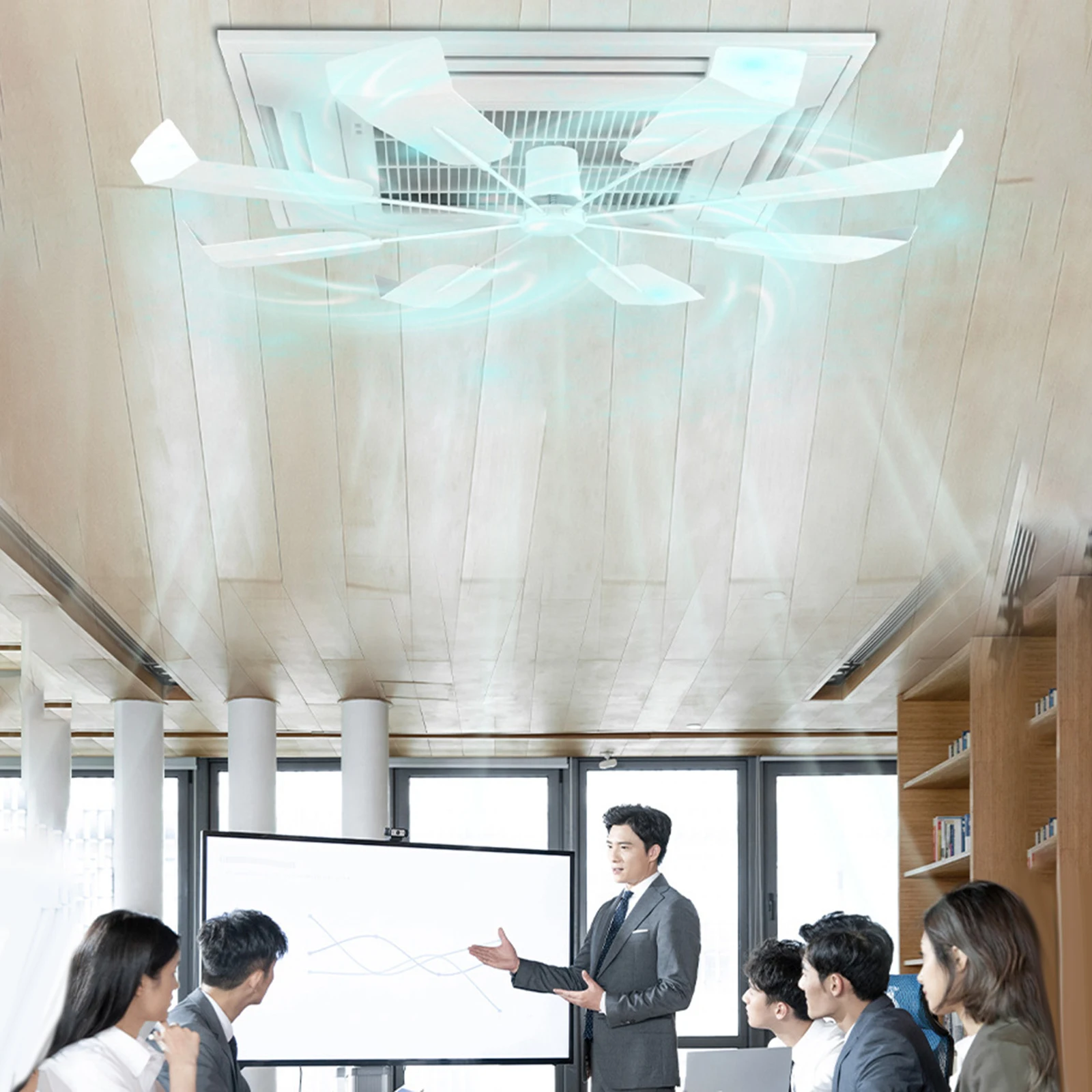 Windshield of Central Air Conditioning Deflector Prevent Blow Baffle Cover 360 Wind Direction Air Cooled Baffle for Home Office air conditioning cover air conditioning baffle air conditioner wind deflector air conditioning wind deflector