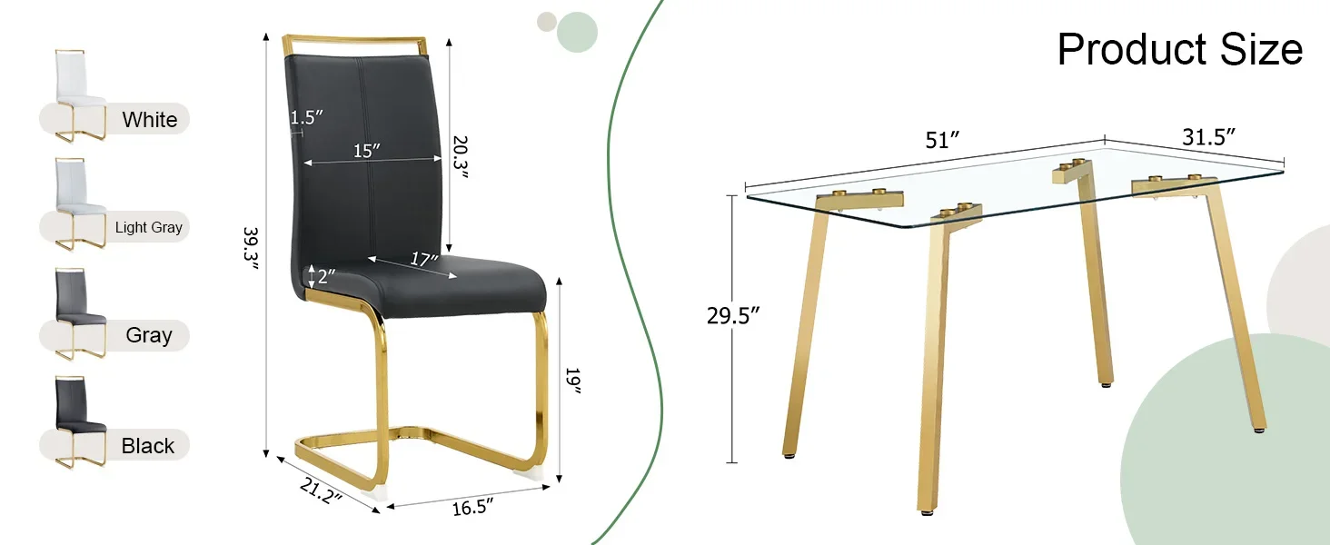Dining Table set for 4