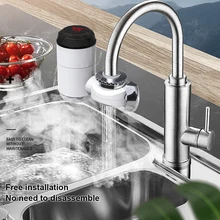 

Electric Hot Water Faucet Instant Electric Heating Faucet Fast Heating Tap Water Faucet with LCD Temperature Display Hot Sale
