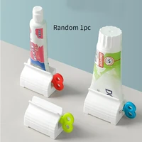 Home Toothpaste Dispenser Squeezer Bathroom Accessories Toothpaste Holder Organizer Hair Dye Cosmetic Creative Squeezer No Waste 1