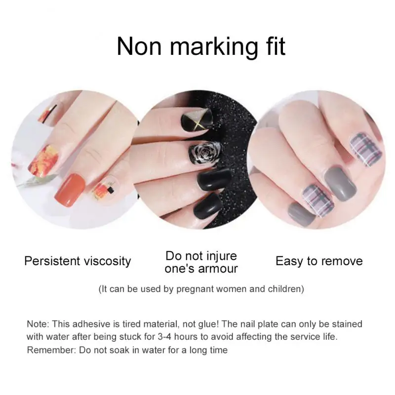 Jelly Gel Nail Enhancement Patch Ultra Thin Use All Environmentally Friendly Materials Convenient Nail Tools Firm And Removable