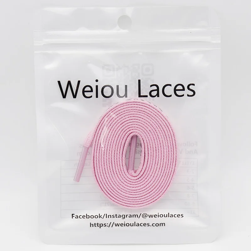 Trendige Marke entzückende schwarze rosa Schnürsenkel 8 mm flacher Druck Kaktus Jack Wachs Baumwolle Schnürsenkel für Segeltuchschuhe Freizeit-Turnschuhe – Detail 3
