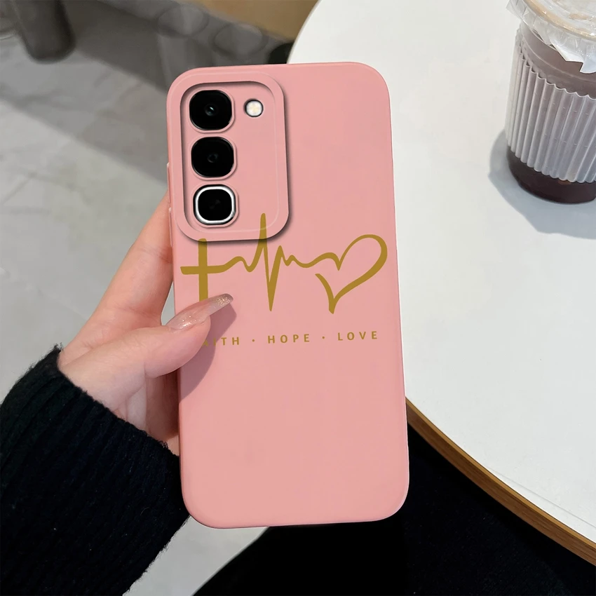 Lovely Design Liquid Silicone Shockproof Phone Case
