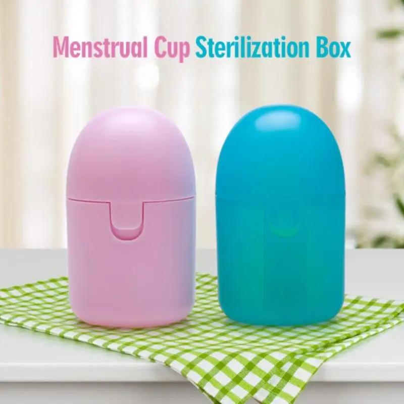 Menstrual Cup High Temperature Sterilization Storage Box Menstrual Care Products Cup Sterilization Leak-proof