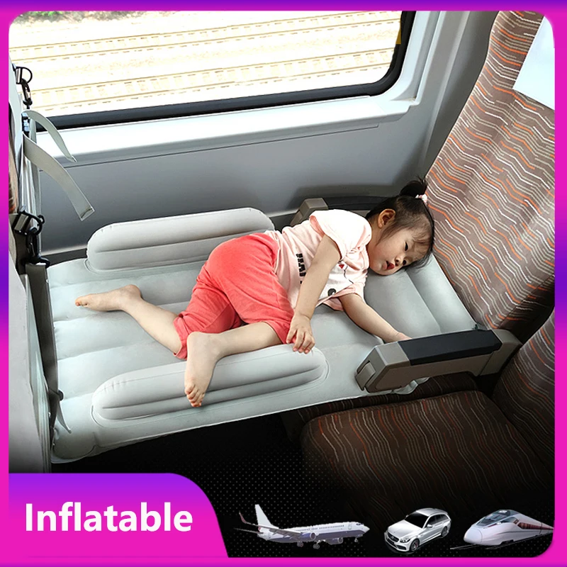 Children's Car Bed Air Mattress For Planes Trains Buses Outdoor Kids Pad Car Back Seat Air Bed Airplane Bed For kids