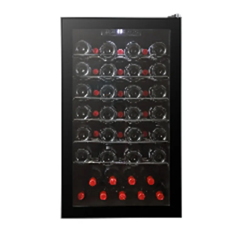 210L R600a vertical glass door stand up display Wine coolers Beverage coolers