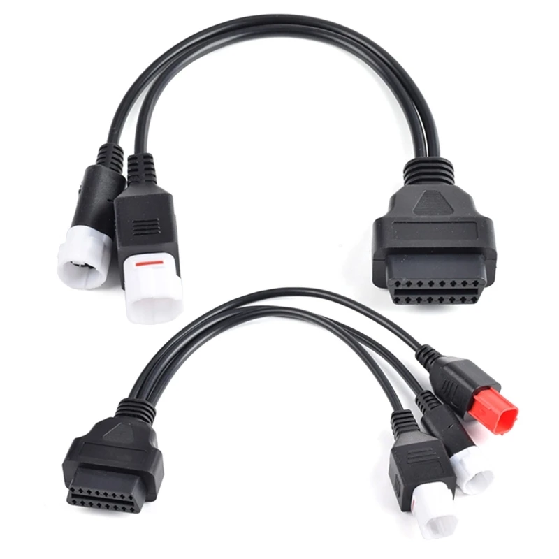 

3, 4 And 6 Pin to OBD2 Diagnostic Tool Code Reader Adapter Cable for Motorcycle Dropship