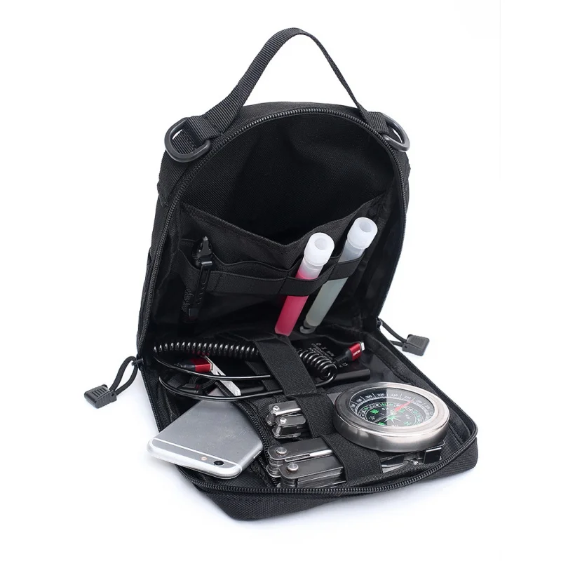 Outdoor EDC Molle Tactical Pouch Bag Emergency First Aid Kit Bag Waist Pack Waterproof Traveling Camping Hiking Storage Bags 3