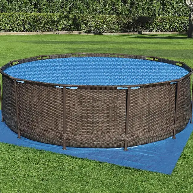 Pool Solar Cover Swimming Pool Insulation Film Hot Tub Blanket Heat Retaining Bubble Solar Cover Pool Blanket Accessory 3