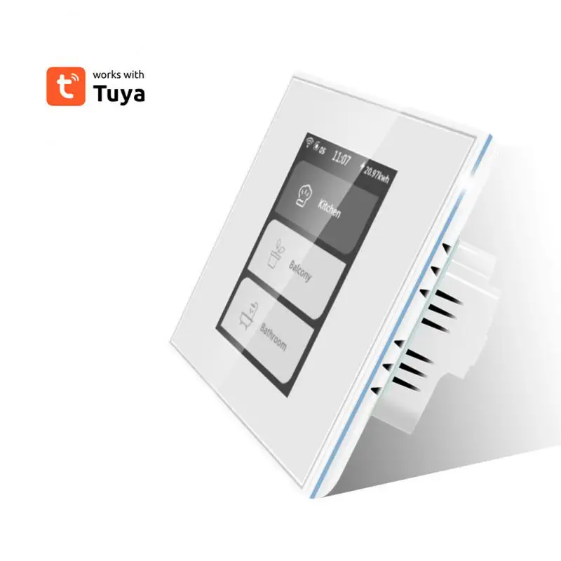 

Умный выключатель Tuya 4 в 1 с поддержкой Wi-Fi и ЖК-дисплея