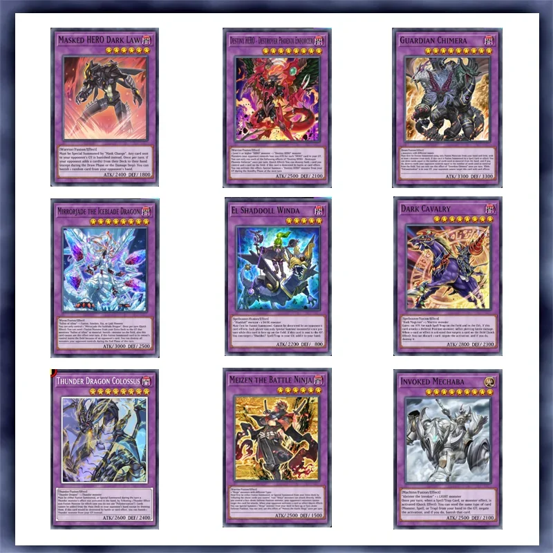 Yugioh Common Fusion Extra Cards El Shaddoll Winda Masked Hero Dark Law Elder Entity Ntss Carta Di Ricambio Fai Da Te