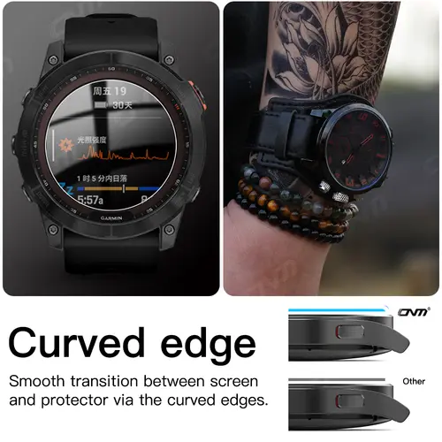 9H Tempered Glass For Garmin Fenix 8 7X 6X Pro 7 6 7S 6S 5 5S Solar AMOLED Screen Protector Glass Anti-scratch Film Accessories - Image 3