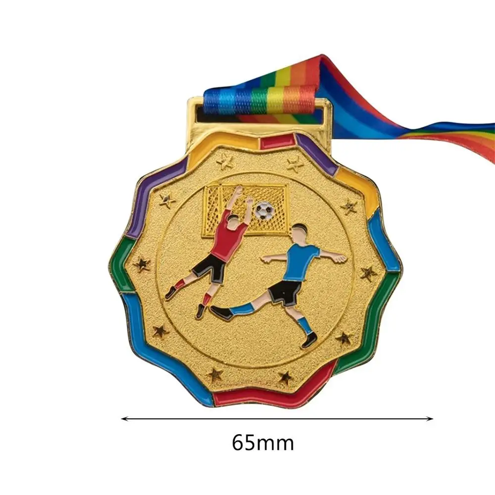 Gold Award Medals School Sports Football Basketball Competition Games Prize Trophy Commemorative Medal Soccer Trophies