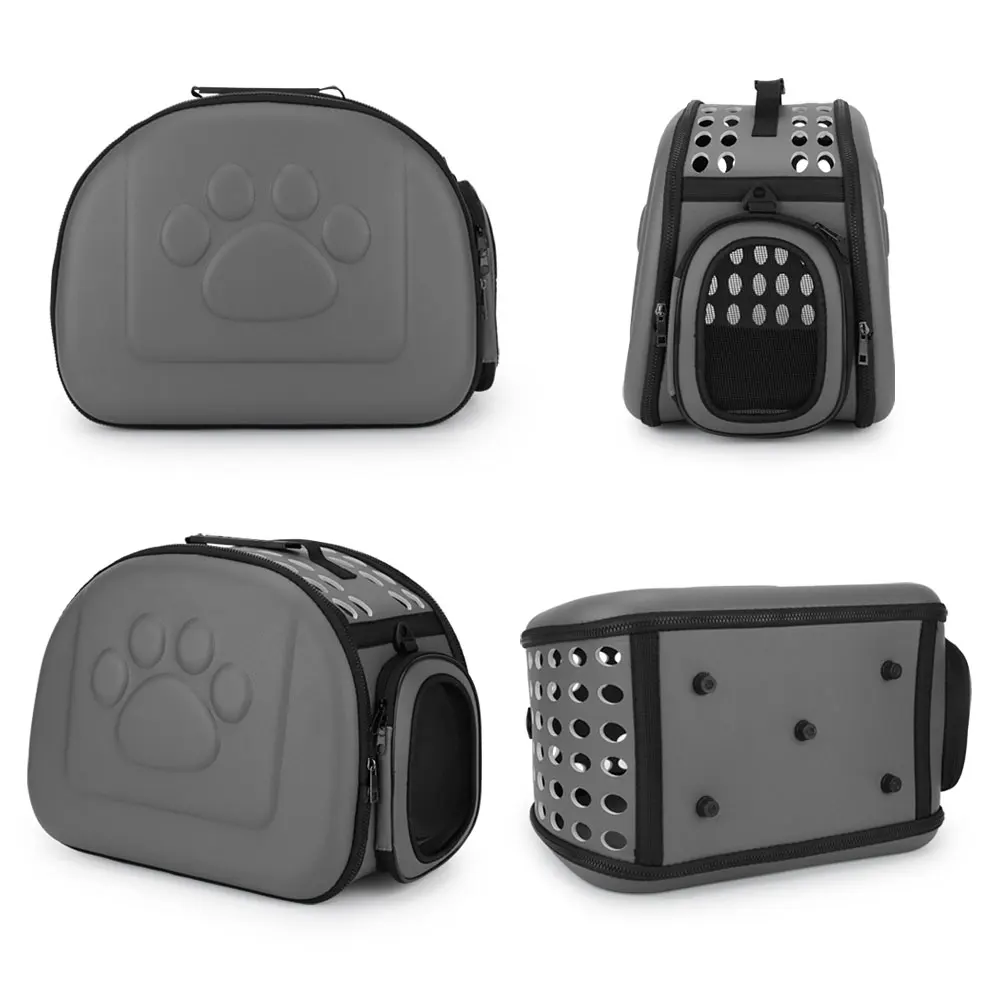 Small Dog Cat Carrier Bag Foldable Portable Pet Handbag Travel Pet Carrying Shoulder Puppy Bag