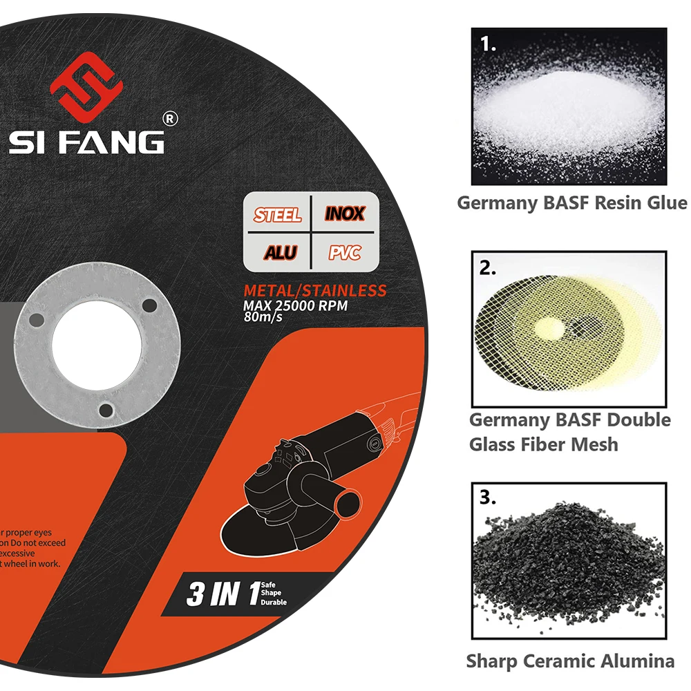 Cutting Disc Metal Cutting Discs 3 Inch 75mm Round Sanding Grinding Cut Off Wheels Circle Blades Electric Angle Grinder Accessories 1/10pcs