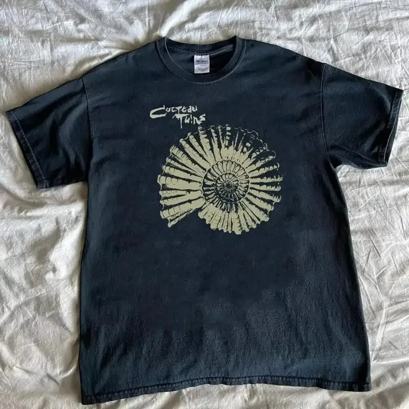 Klassische Nostalgie Cocteau Twins Vintage T-Shirts für Männer und Frauen, Baumwolle, kurzärmelig, locker, lässig, Rundhalsausschnitt, Streetwear, Harajuku-Tops