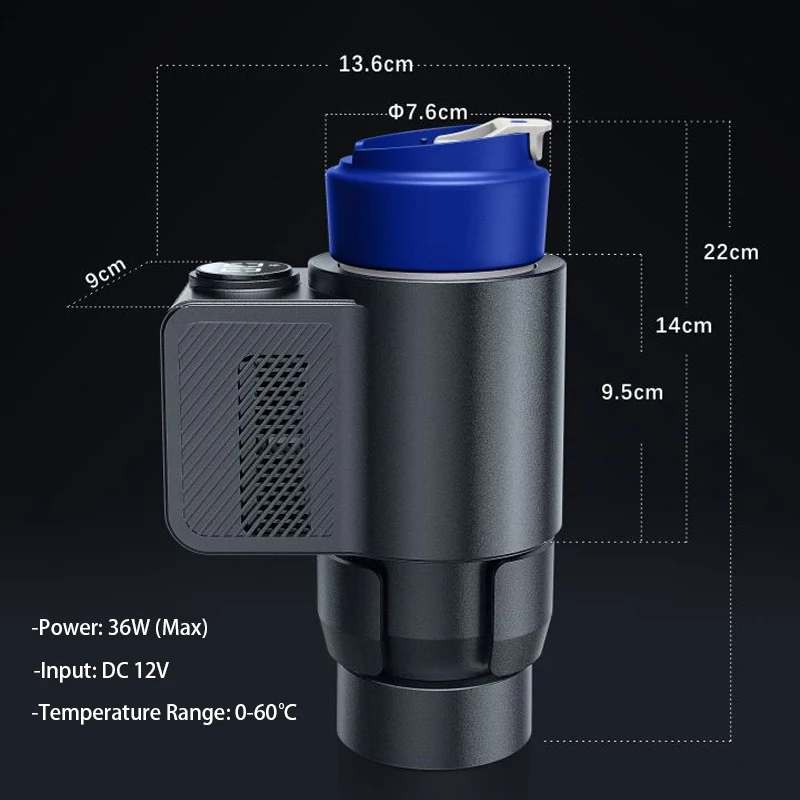 refrigerador de carro inteligente para bebidas leite copo termico 04