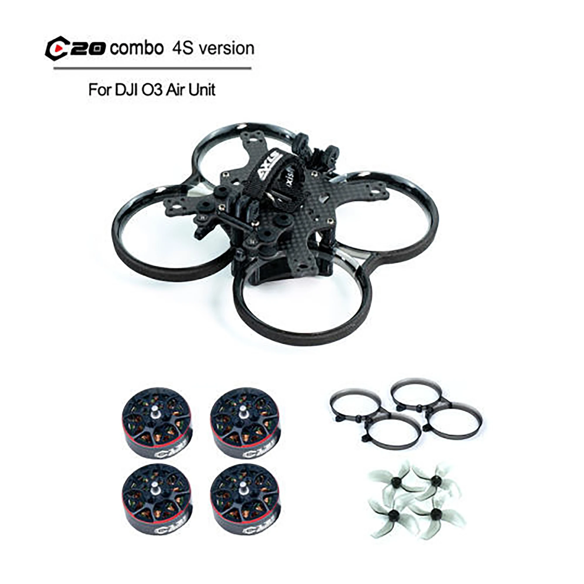 

Cineon C20 V2 / 2inch FPV Drone Frame Kit Pack / C135 Brushless FPV Motor / Free Props