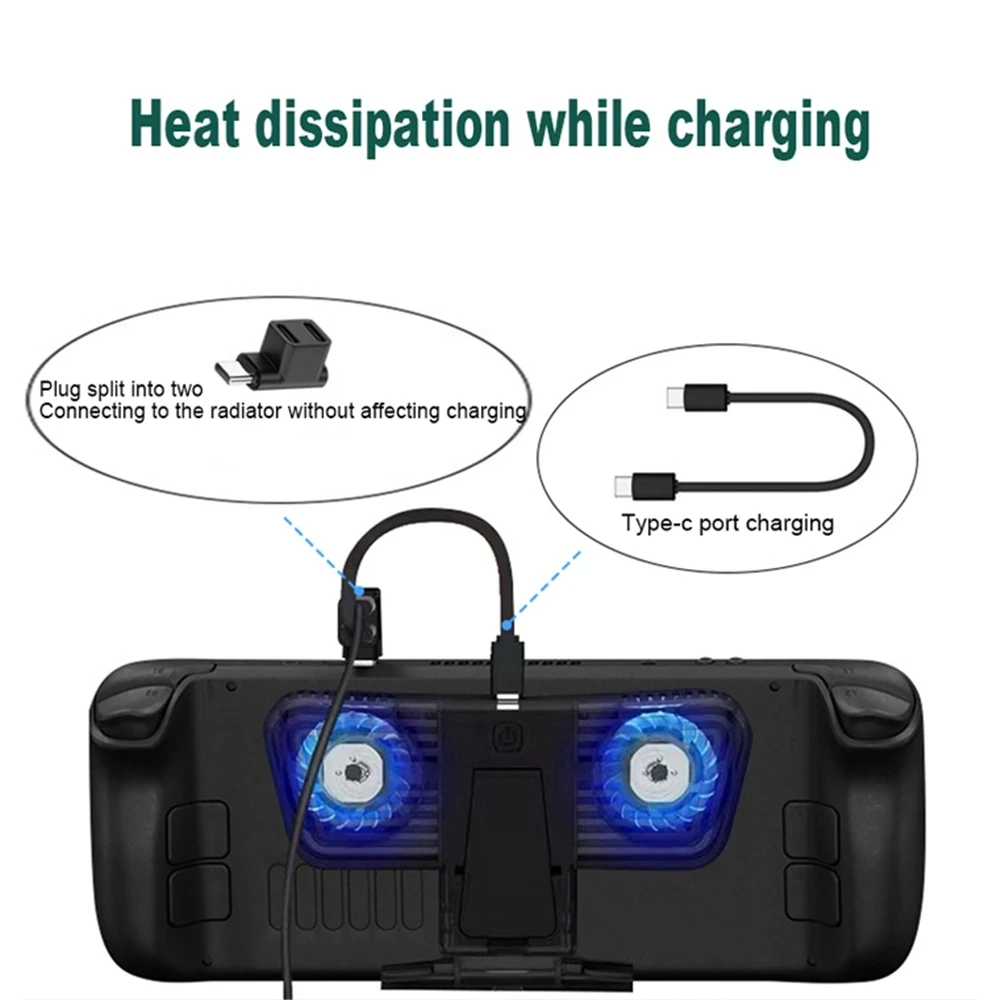 USB C Adapter 90 Degree 3.2 Type C 10Gbps 1 to 2 Extender Right Angle PD 100W Fast Charging Adapter ForSteam Deck Laptop Tablet power adapter,dip adapter converter,type c charging dock connectors