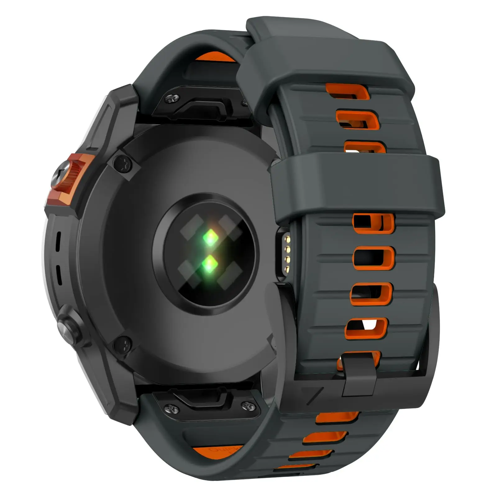 Premium Silicone Watch Band Set - QuickFit 22/26mm Strap Bracelet (2-Pack)