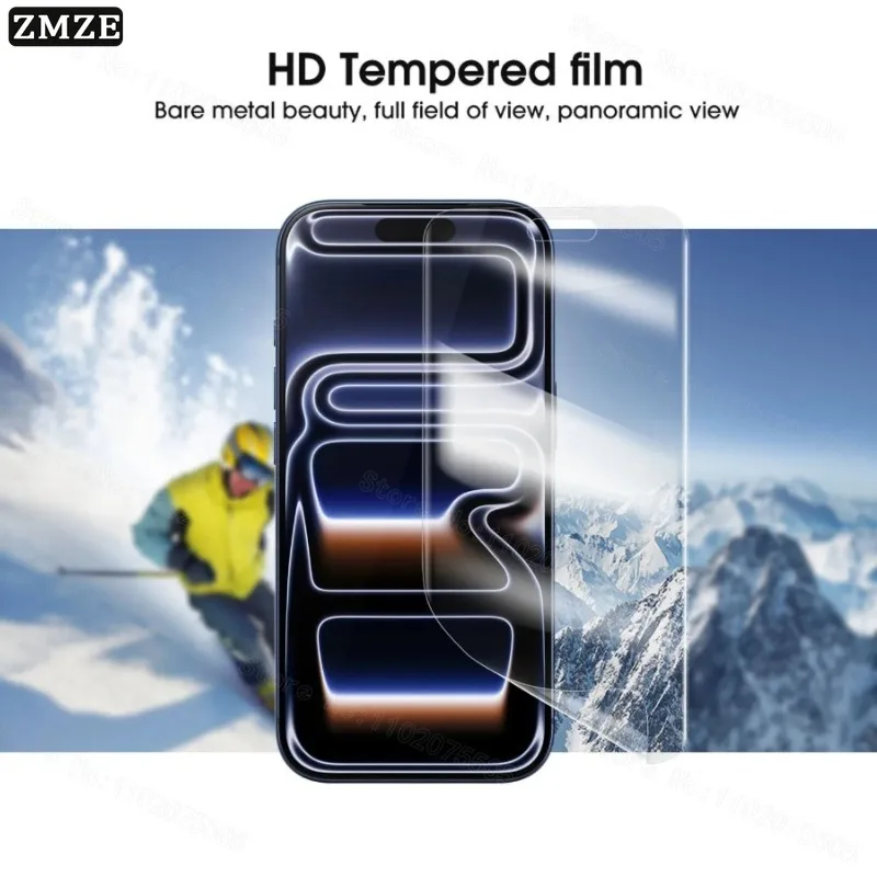 5-Pack Hydrogel Full Cover Screen Protector Films