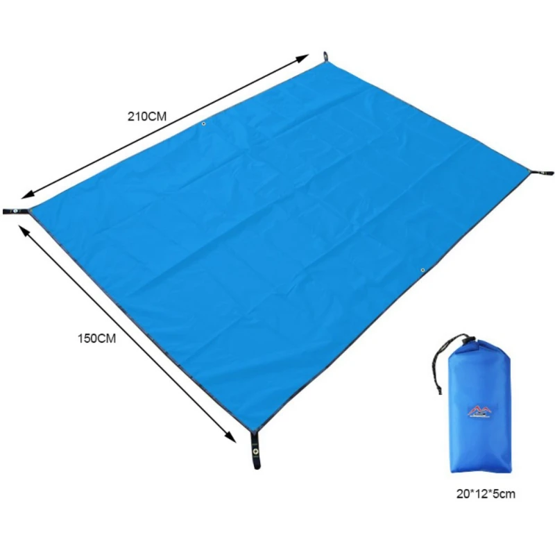 210D Picnic Mat Floor Seat Water Proof Four Corner Reinforcement Oxford Cloth Tent Moisture-proof Mats Multifunctional