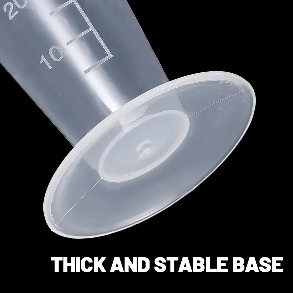 Set 3 Misurini In Plastica Graduati - 50ml, 100ml, 250ml Con Scala, Per Cucina, Panetteria, Laboratorio - Foto 10