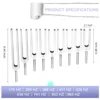 9PCS Tuning Fork Set,Tuning Forks Chakra for Healing Meditation Yoga Relaxation Instrument with Wooden Stand 4