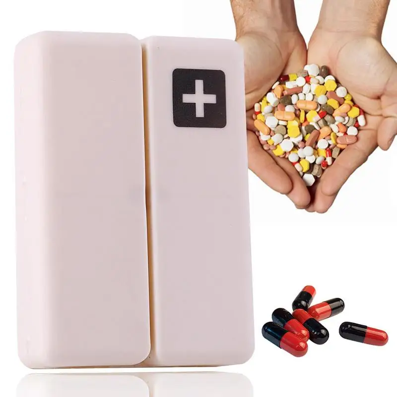 

Foldable Travel Pill Organizer Portable Weekly Pill Box For Purse Pocket Tablet Storage Case Container Dispenser Organizer Tools