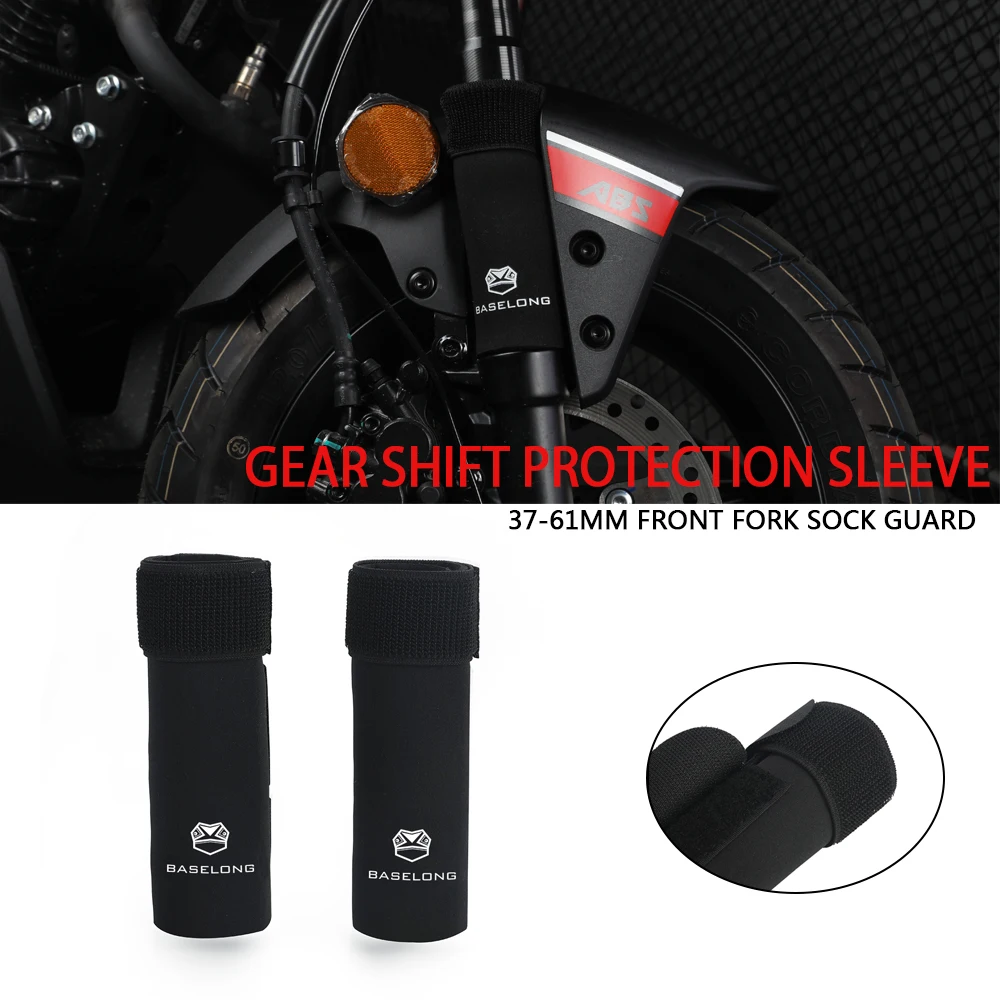 

Motorcycles For 300/350/400 2004 2005 2006 2007 2008 2009-2023 37-61mm Front Fork Sock Guard Gear shift protection sleeve