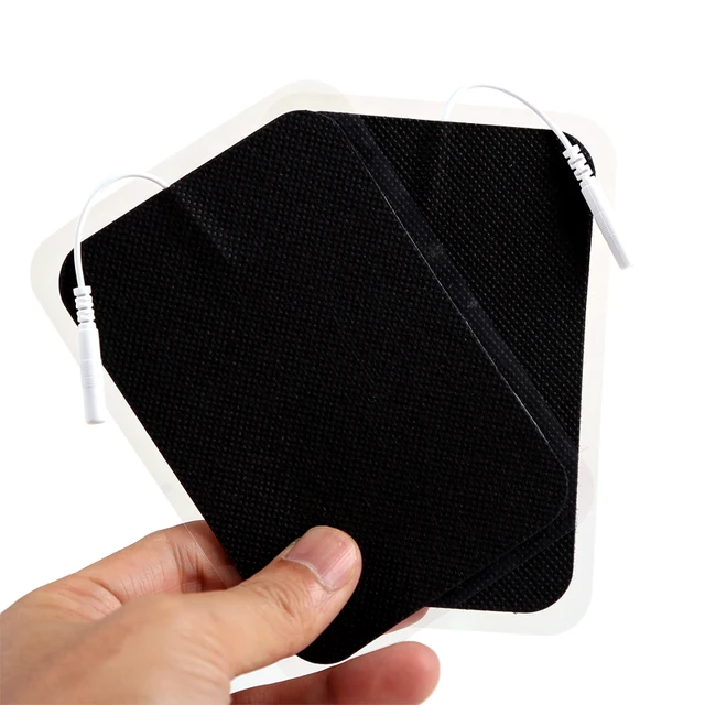 8X12CM Silicone Gel TENS Pads EMS Electrode Patches for Nerve Muscle Stimulator Digital Acupuncture Physiotherapy Electrodes