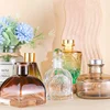 Colorful Relief Glass Bottle Luxury Hotel Aromatherapy Dispenser Glass Jars and Lids Bathroom Decoration Aroma Diffuser Bottles 2